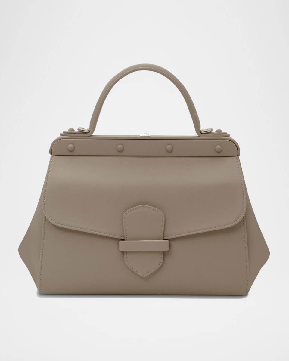 Margherita Medium Leather Top-Handle Bag
